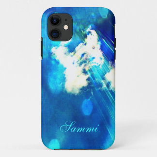Blue Sky Sparkle iPhone 5 case *Personalize*