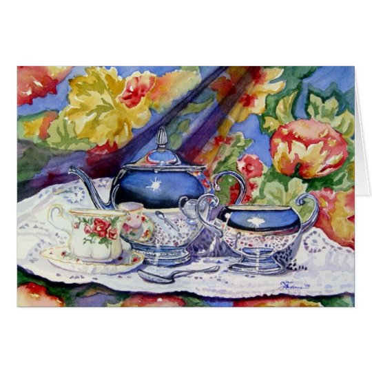 Blue Sky Tea Card