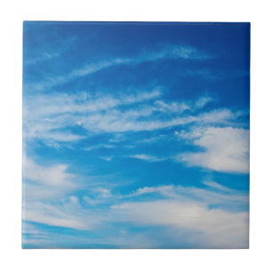 Blue Sky White Clouds Heavenly Cloud Background Tile