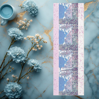 Blue Sky White Snow Mountain Meditation Retreat Yoga Mat