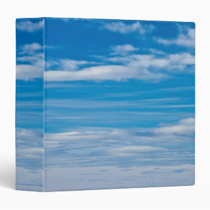Blue Sky With Cloud Streaks Binder