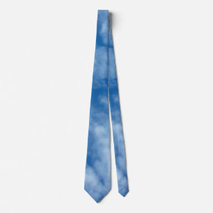 Blue Sky with Clouds Tie