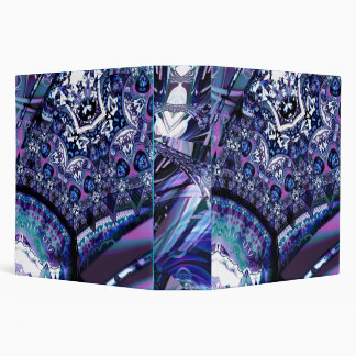 Blue Smiling Cat Masks Binder