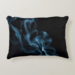 Blue Smoke Accent Pillow