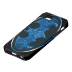 Blue Smoke Bat Symbol