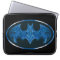 Blue Smoke Bat Symbol
