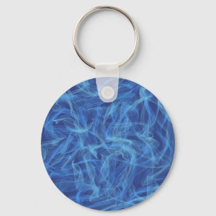 Blue Smoke Keychain