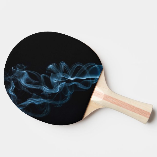 Blue Smoke Ping Pong Paddle (Side)