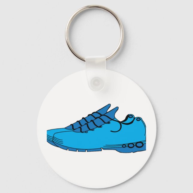 Blue Sneakers Keychain (Front)