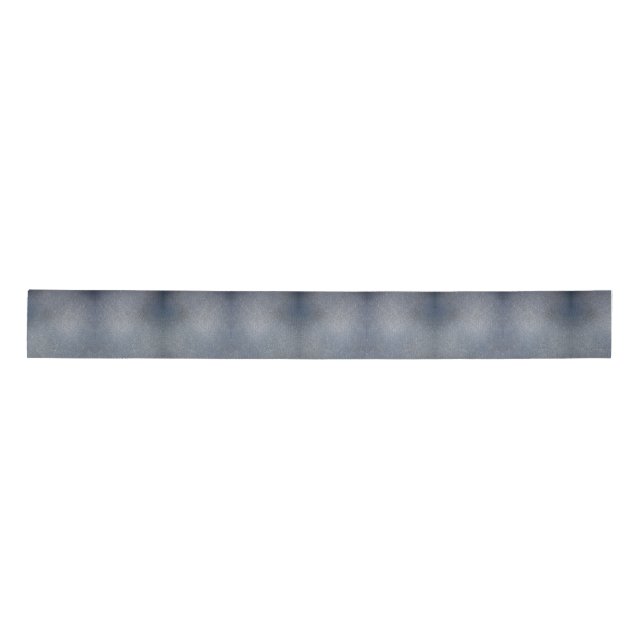 Blue Snow Crystals Satin Ribbon (Front)