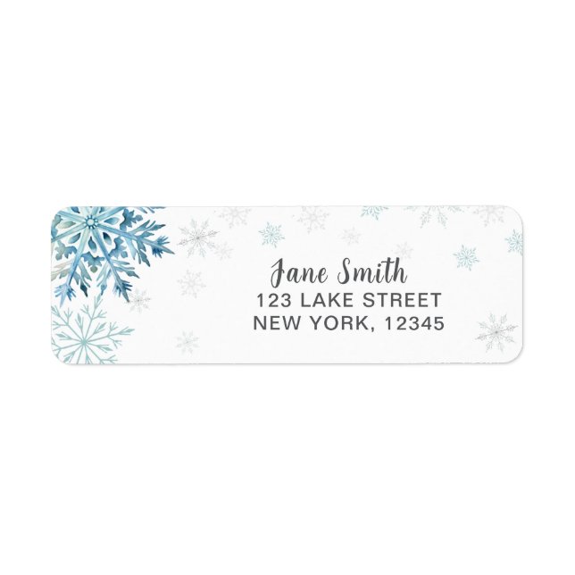BLUE SNOW IN LOVE BRIDAL SHOWER (Front)