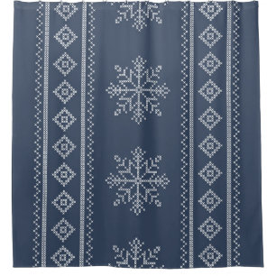 Blue snowflake christmas craft design