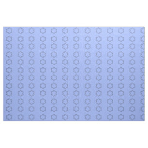 Blue Snowflake - Fractal Image Fabric