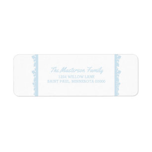 Blue Snowflake Frame Holiday
