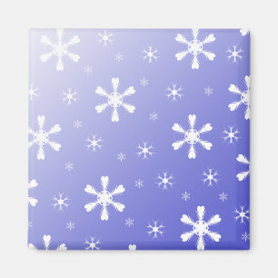 Blue Snowflake Magnet