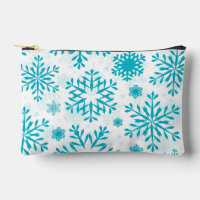 Blue Snowflake Pattern