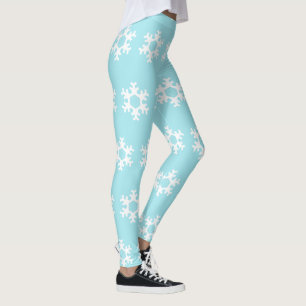 BLUE SNOWFLAKE TIGHTS