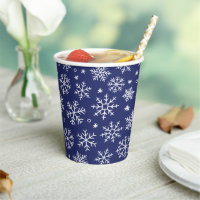 Blue Snowflakes Christmas Pattern