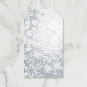 Blue Snowflakes  Gift Tags