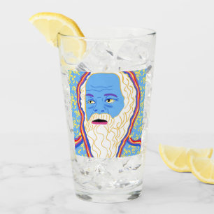 Blue Socrates Glass