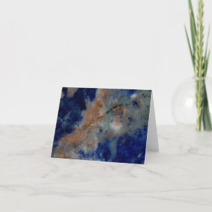 Blue Sodalite Close Up Note Card