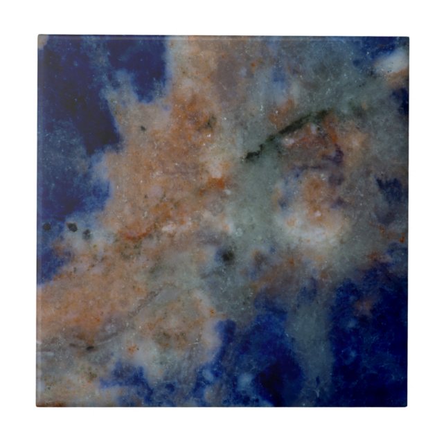 Blue Sodalite Close Up Tile (Front)