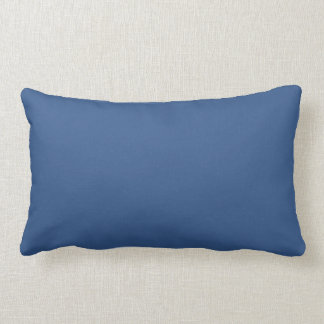Blue Solid Colour Dark Cobalt Blue PPU15-03 Lumbar Pillow
