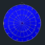Blue (solid colour) dartboard<br><div class="desc">Blue (solid colour)</div>