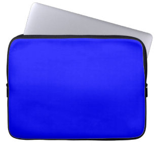 Blue (solid colour) laptop sleeve