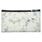 Blue Song Birds Flowers Floral Personalized