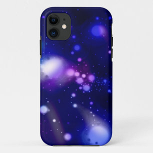 Blue space cosmos nebula galaxy iPhone 11 case