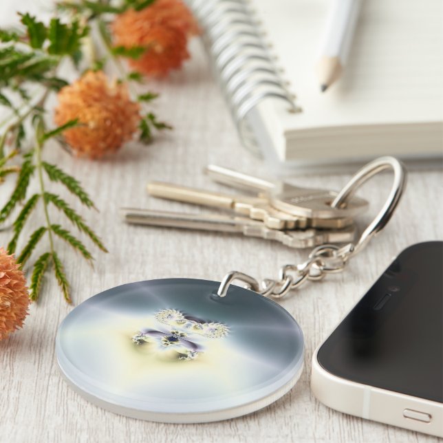 Blue Space Keychain (Front Right)