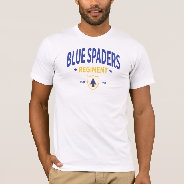 Blue Spaders - 26th Infantry Regiment T-Shirt (Front)