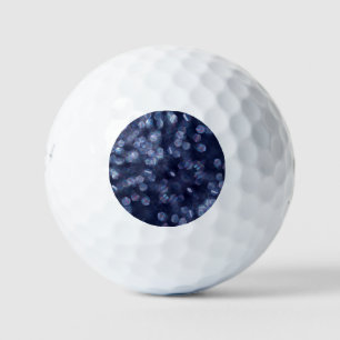 Blue Sparkle Bokeh Lights Golf Balls