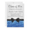Blue Sparkle-look Bow Graduation/Party