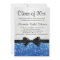 Blue Sparkle-look Bow Graduation/Party