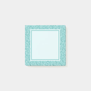 Blue Sparkle Post It Notes