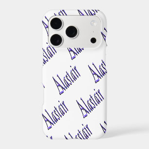Blue Sparkly Alastair Name, 