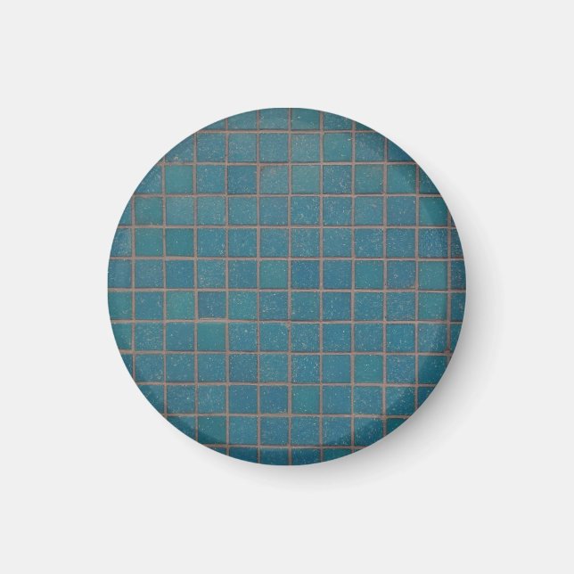blue speckled tiles magnet (Front)