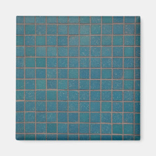 blue speckled tiles magnet