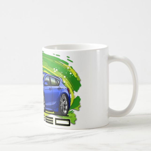 Blue_Speed3 Coffee Mug (Right)