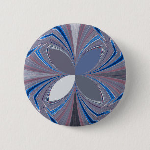Blue spider 2 inch round button