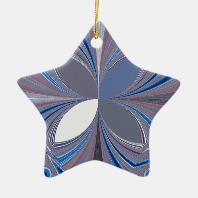 Blue spider ceramic ornament (Front)