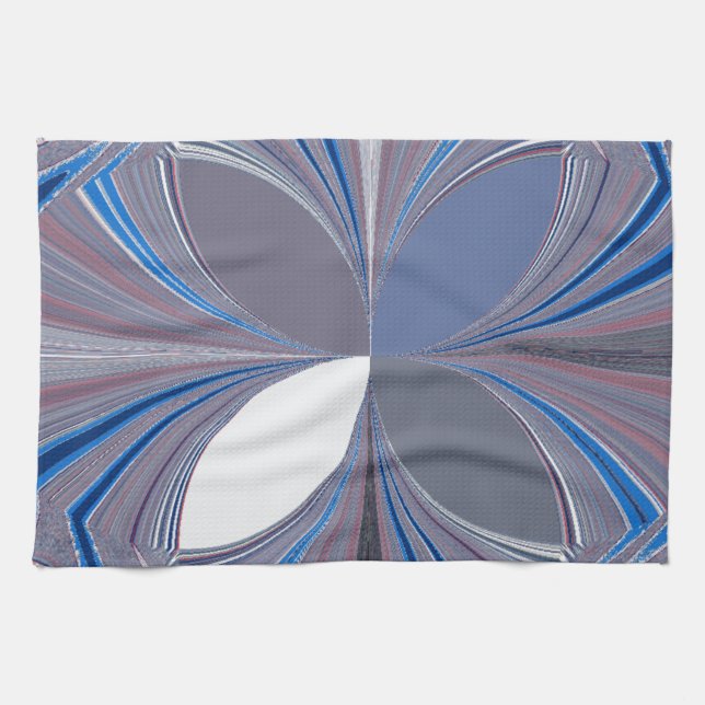 Blue spider kitchen towel (Horizontal)