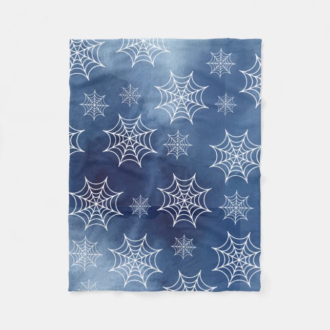 Blue Spiderweb Blanket (Front)