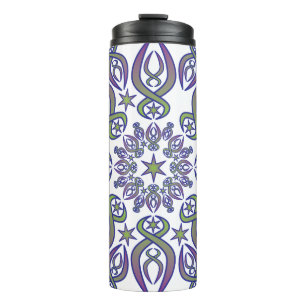 Blue Spikes Thermal Tumbler