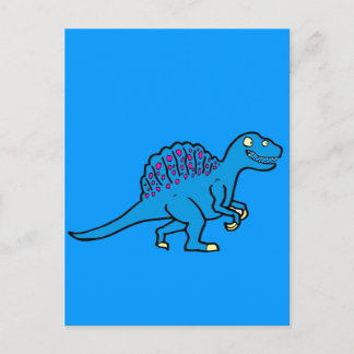 Blue Spinosaurus Postcard
