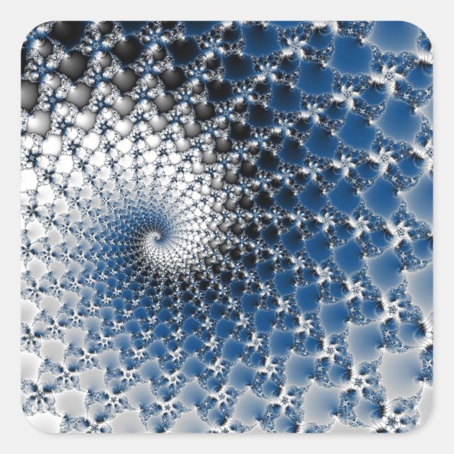 Blue Spiral Sticker (Front)