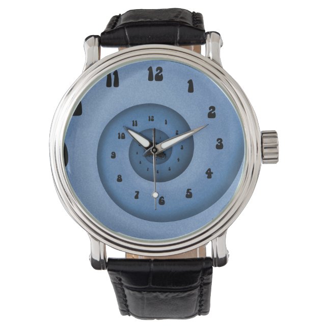 Blue Spiral Watch (Front)