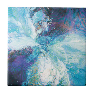 Blue Splash Ceramic Tile